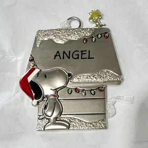 ANGEL Snoopy and Woodstock Ornament Hallmark